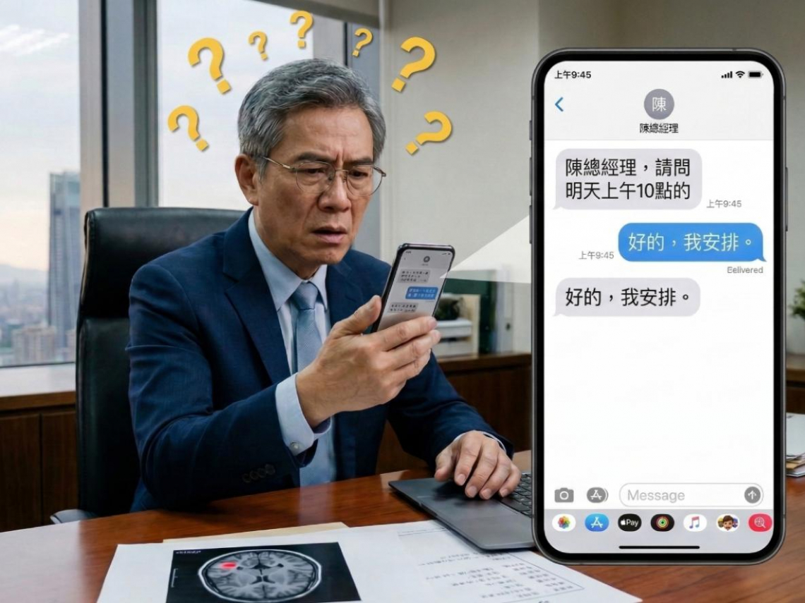 「字看得見，卻讀不懂」60歲主管衝急診求救，一檢查竟是腦中風！想要年輕大腦...權威醫師建議這樣吃
